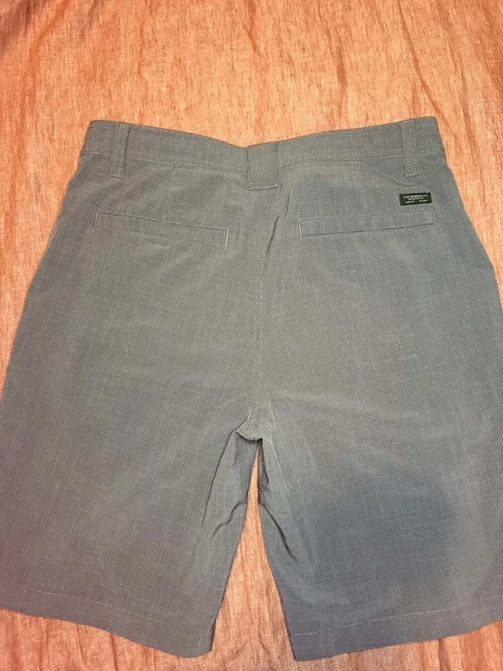 G.H. Bass & Co. For Hard Service Grid Pattern Shorts 32W